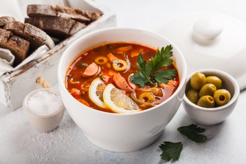 Солянка с картошкой