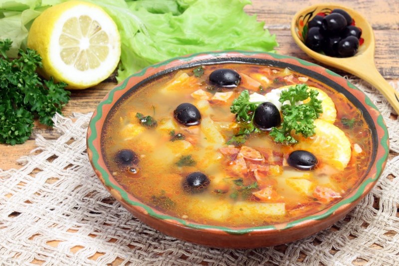 Солянка мясная сборная без огурцов