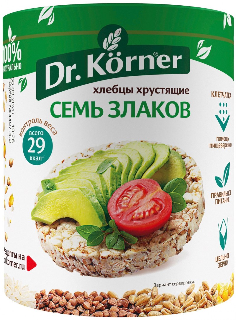 Хлебцы сладкие доктор Корнер