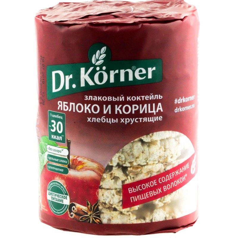 Доктор Корнер хлебцы гречневые
