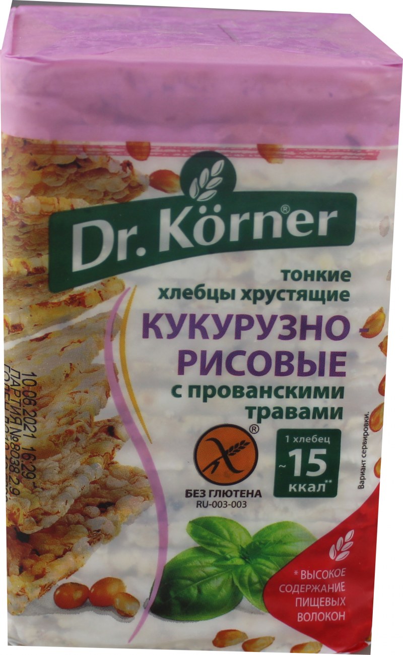 Хлебцы Dr.Korner 7 злаков 100г