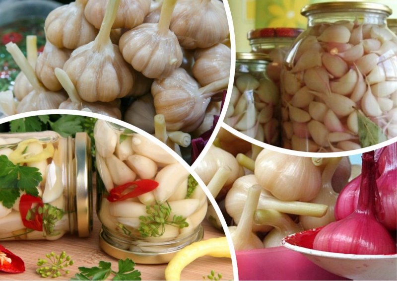 Маринованный чеснок