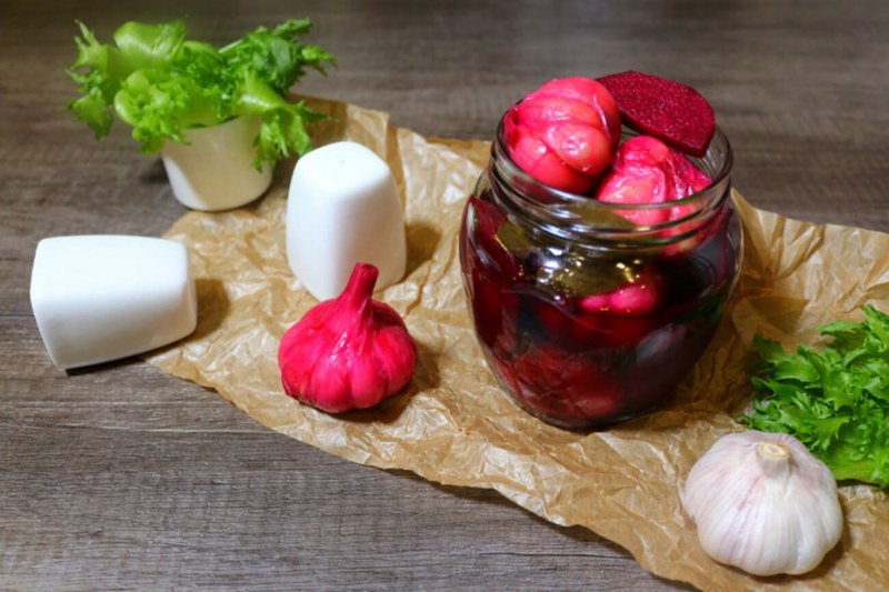 Маринование чеснока зубчиками
