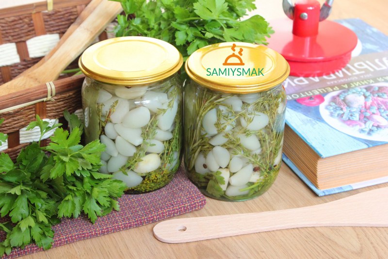 Вареный чеснок