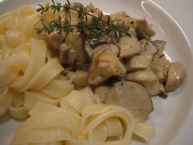 Паста тальятелле с курицей