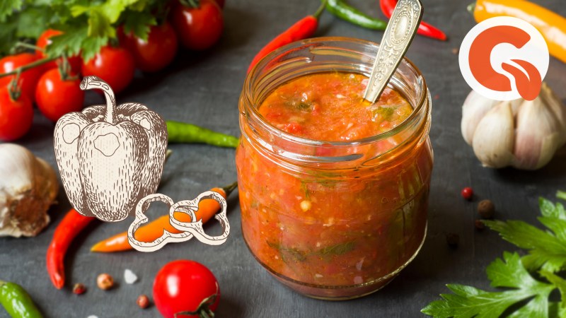 Лечо с морковкой кружочками