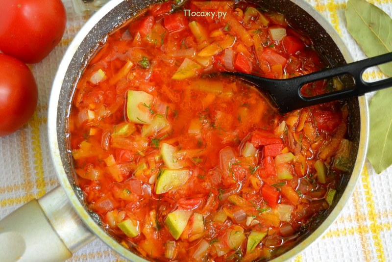 Курица с лечо на сковороде