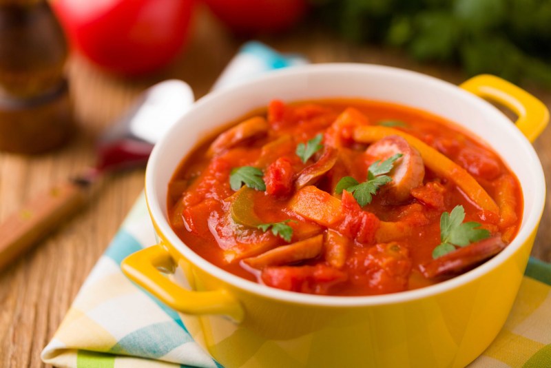 Лечо из баклажанов и перца с помидорами