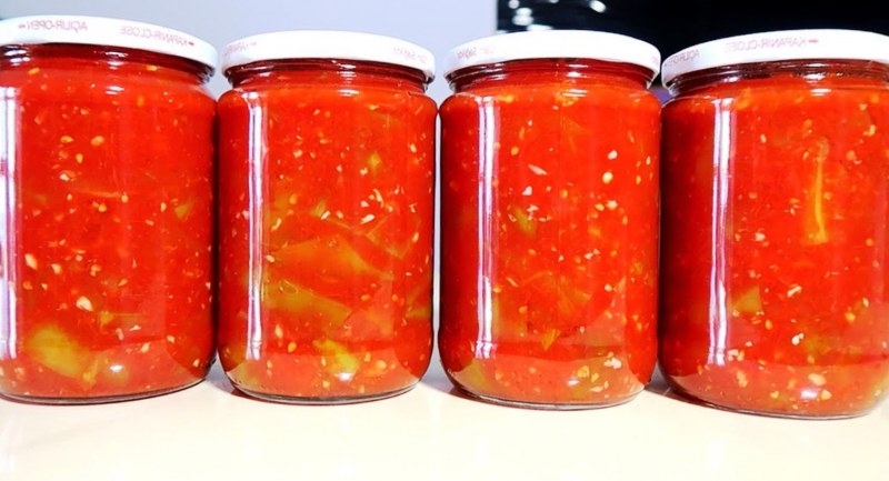Лечо из кабачков и болгарского перца
