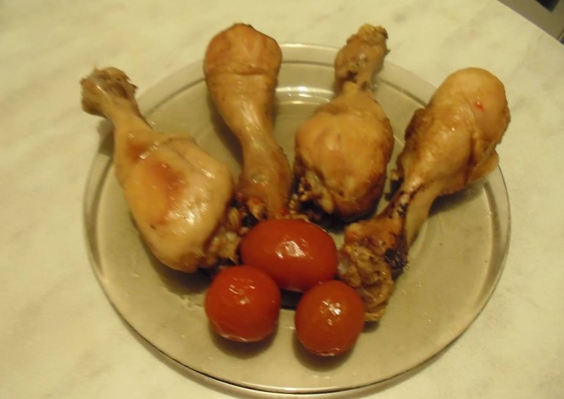 Куриные ножки в рукаве