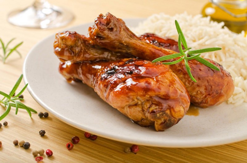 Куриные ножки в медовом соусе