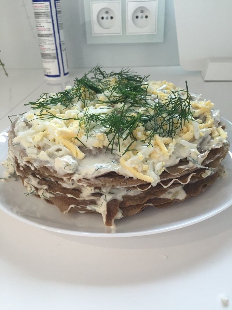 Торт из печени говяжьей