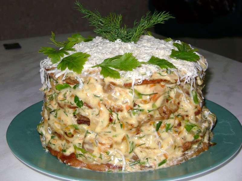 Печеночный пирог в духовке