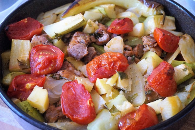 Картофельное рагу с мясом