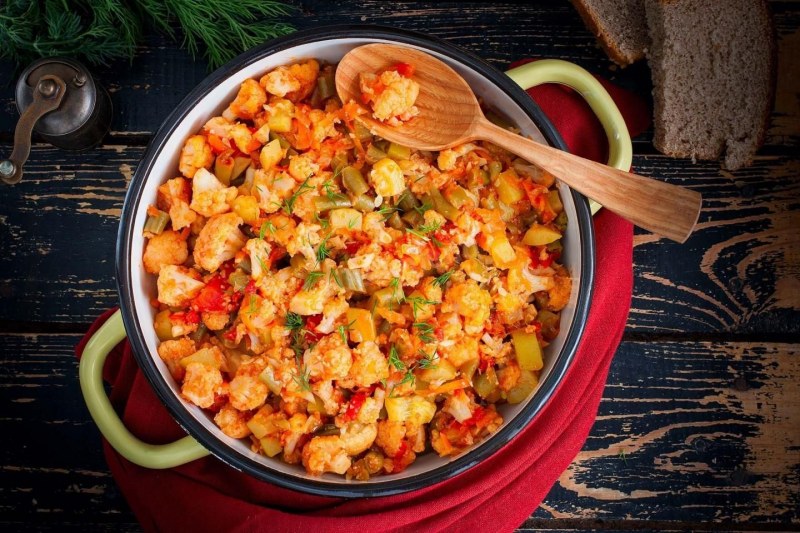 Овощное рагу без мяса
