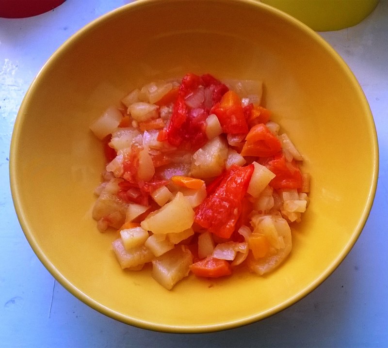 Курица с овощами