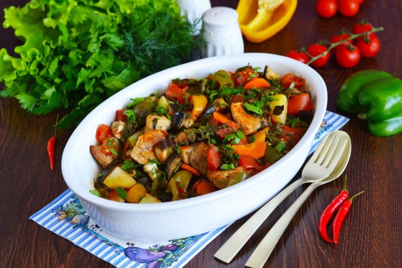 Овощное рагу без мяса