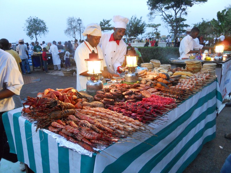 Food Market Занзибар
