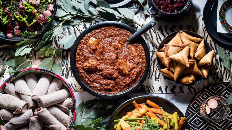 Эфиопия кухня Национальная