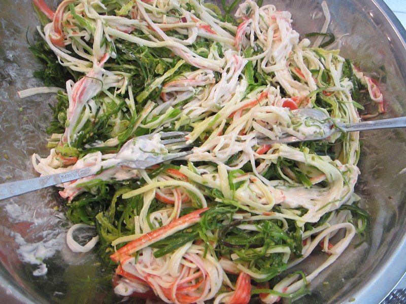 Фунчоза с редиской