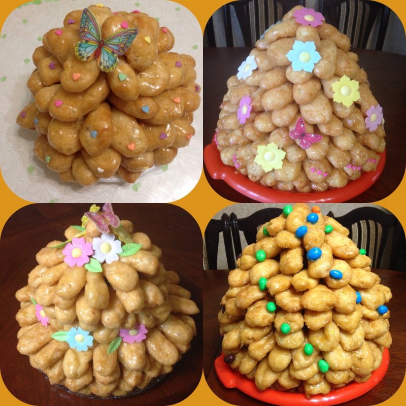 Баурсаки Сибирские шапочкой