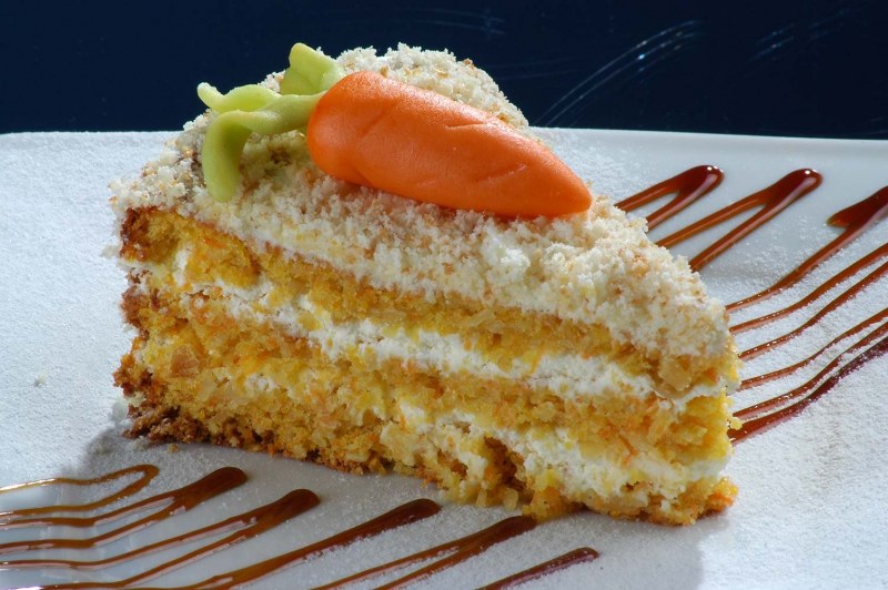 Морковный торт классический на кефире