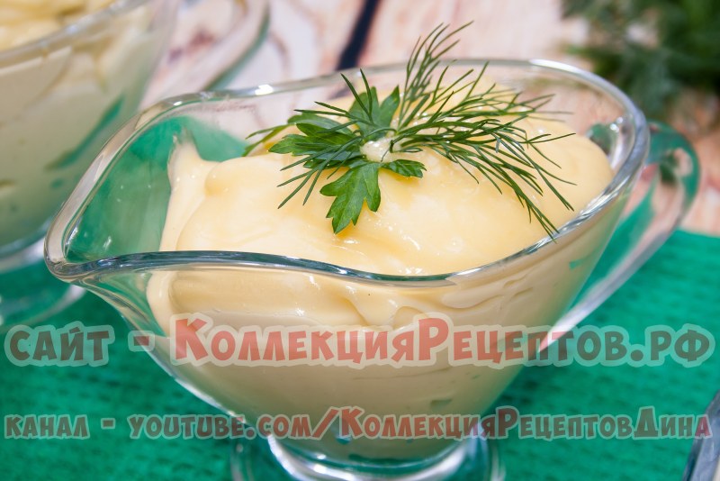 Майонез в тарелке