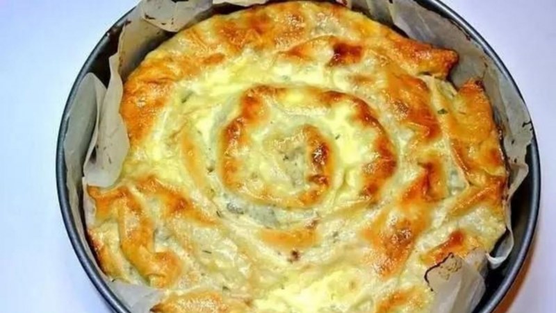 Пирог из лаваша с фаршем и сыром