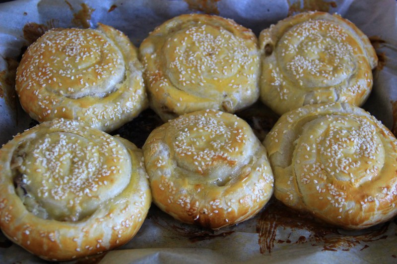 Греческий пирог улитка