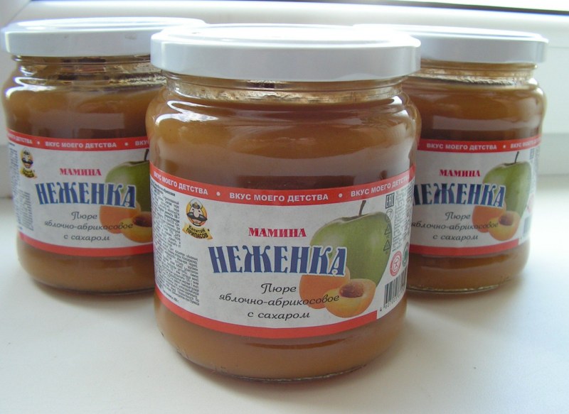 Яблочное пюре неженка на зиму