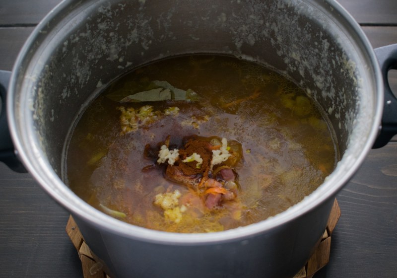 Гороховая каша с маслом