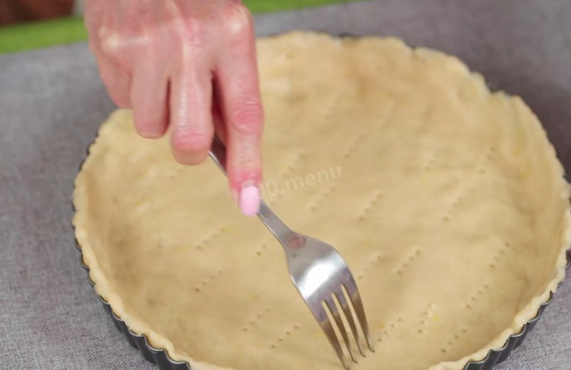 Черничный заливной пирог