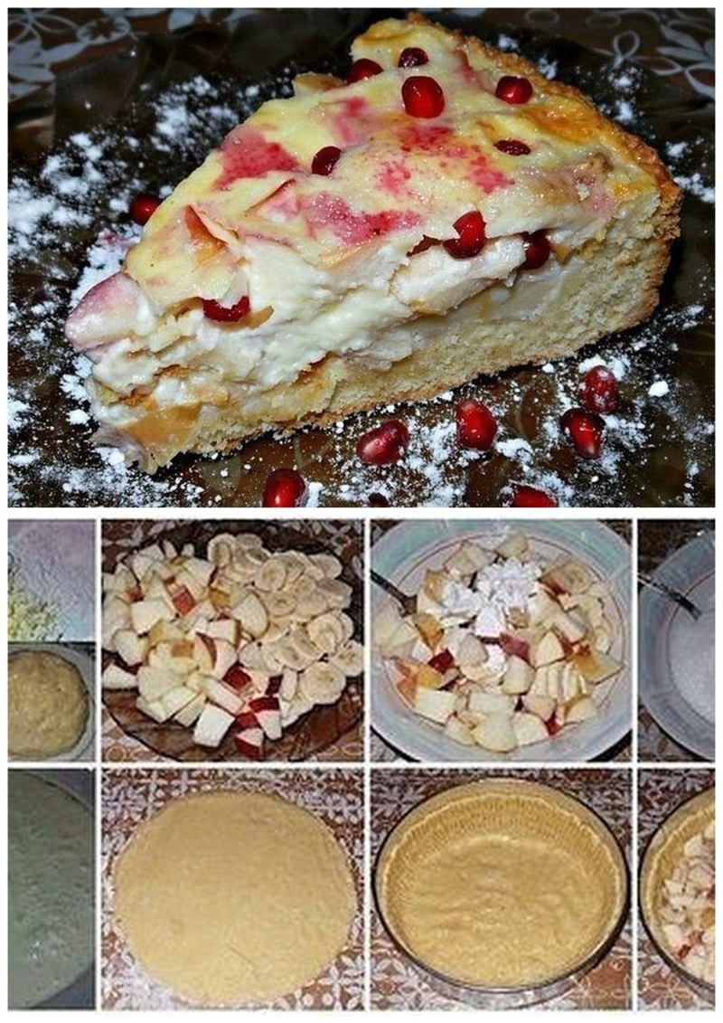 Пироги из песочного теста