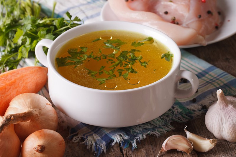 Бульон с мясом