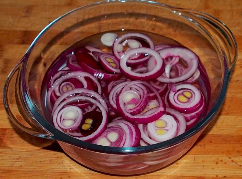 Лук кольцами