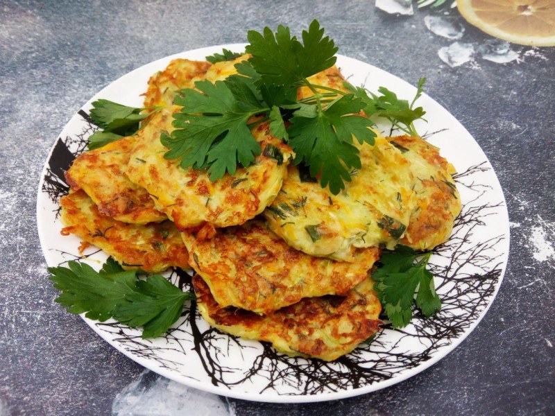 Кабачковые оладьи