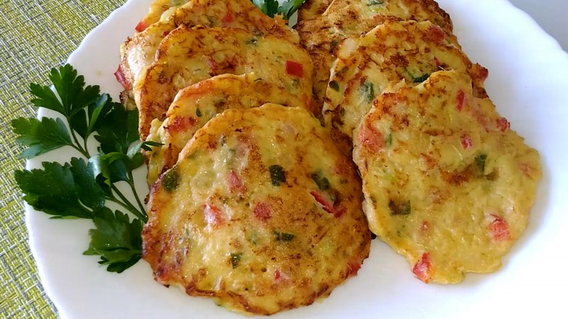 Оладьи из куриного фарша