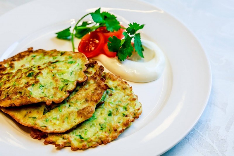 Драники картофельные с брокколи