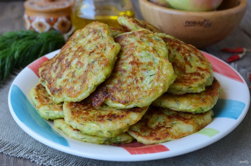 Кабачковые оладьи