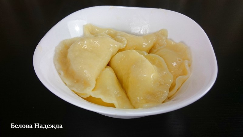 Вареники жареные в масле