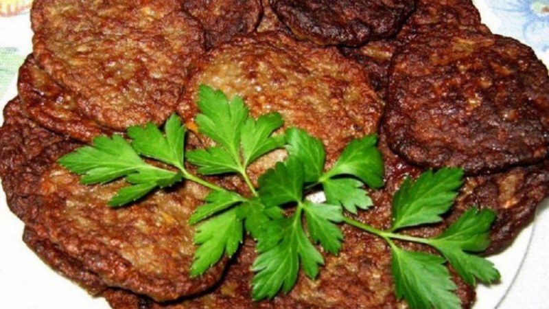 Печеночные оладьи в духовке