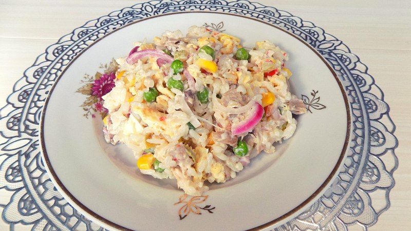 Гавайская смесь с курицей