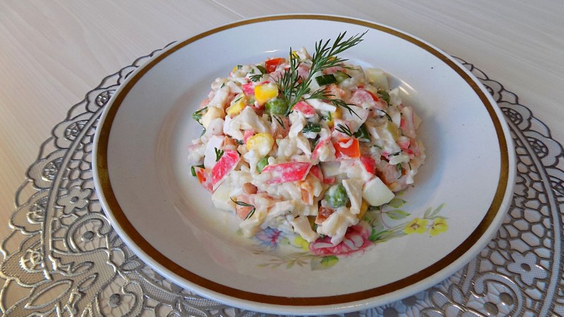 Салат крабовый