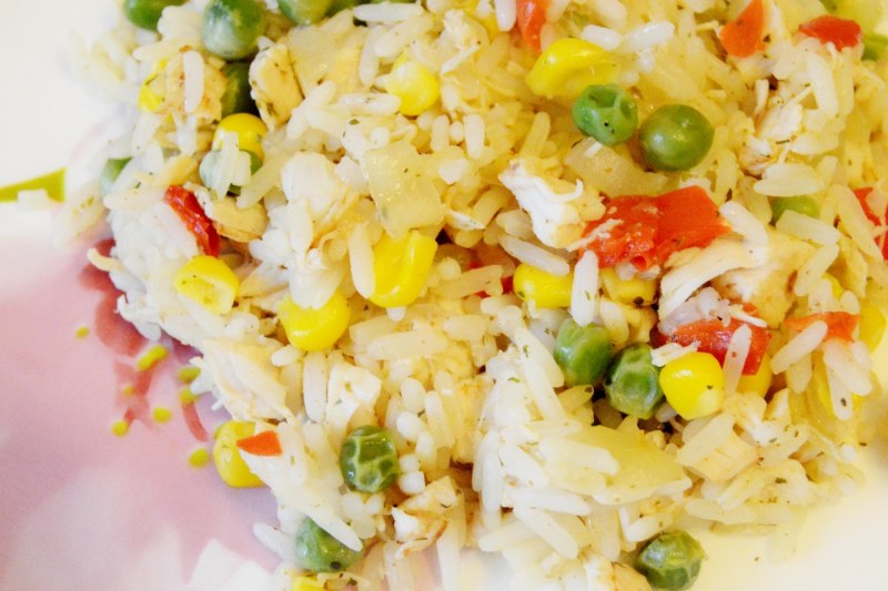 Гавайская смесь с рисом