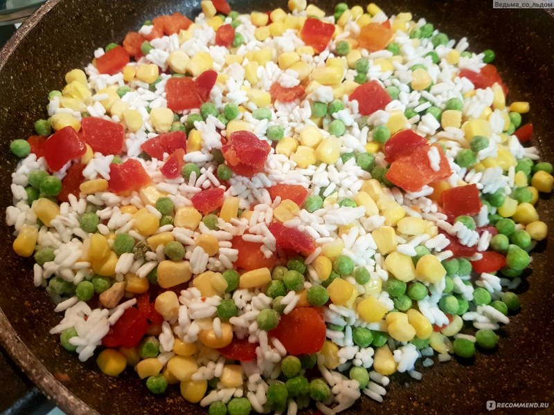 Салат с мексиканской смесью