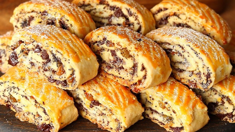 Рулики с мармеладом