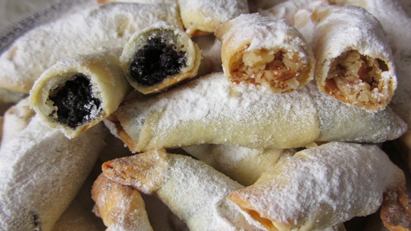 Булочки с грецкими орехами