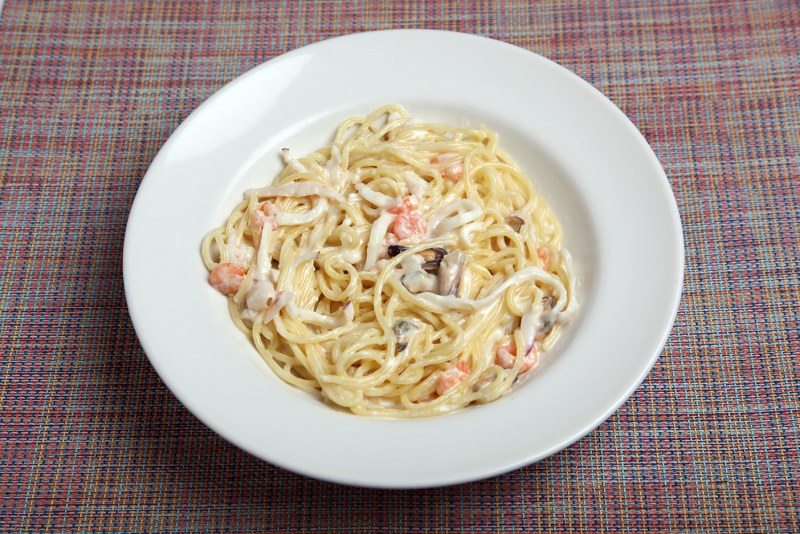 Паста кальмар с кальмаром