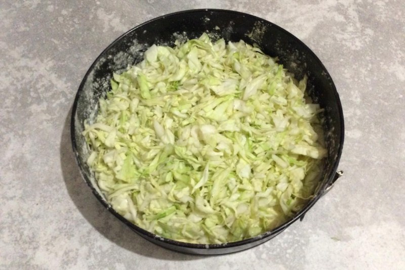 Пирог с капустой и мясом
