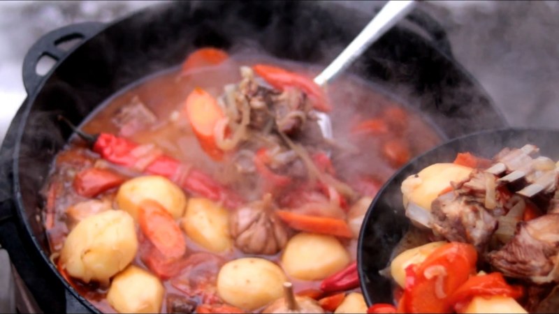 Узбекский кухня Дамлама